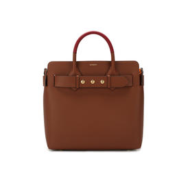 BURBERRY 巴宝莉 女士 The Belt - 中号皮革三粒铆钉装饰贝尔特包 棕色 8023000 A1363