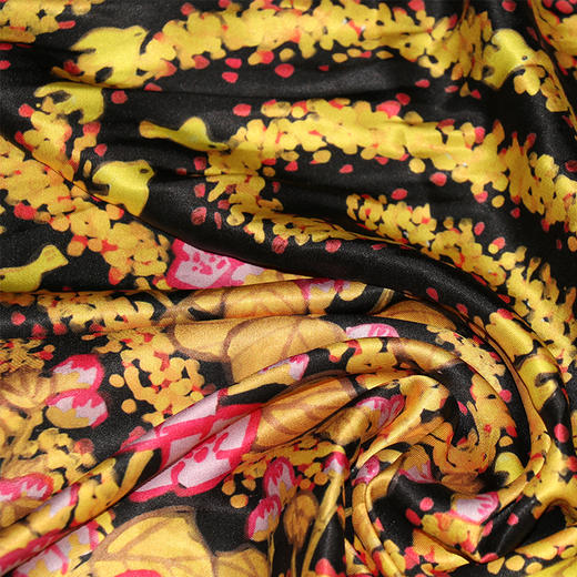 【强国联创】诗画鄠邑系列 原创设计限量款仿真丝巾/丝带 商品图4