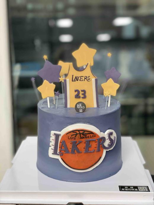 半翻糖篮球蛋糕，全部装饰可食用，需提前48小时以上预订 商品图5
