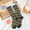 【2双装 温暖的守护 从足底开始】秋冬季彩色爱心中筒袜港风透气棉袜学院风ins地板袜潮牌女袜 商品缩略图7