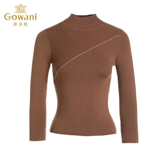 乔万尼冬新款羊毛针织衫保暖修身羊毛衫EI4M623 商品图4