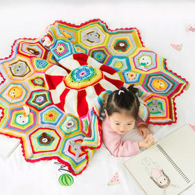 苏苏姐家梦幻乐园毯子儿童婴儿手工diy毛线团编织材料包
