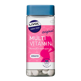 [丹麦]新Livol孕妇综合维他命 150粒. New!Livol Multi Vitamin Gravid 150stk.