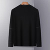 【加绒加厚】罗蒙秋冬保暖卫衣男士休闲学院风长袖套头圆领T恤衫 商品缩略图5