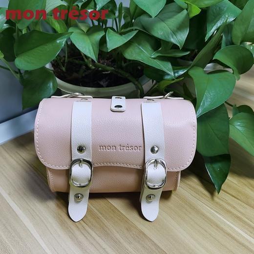 韩国montresor萌兽 | 儿童自行车配饰 配件棕色粉色皮包 商品图6