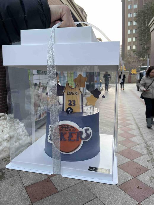 半翻糖篮球蛋糕，全部装饰可食用，需提前48小时以上预订 商品图4