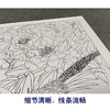 【有步骤、大彩图】郑玲玲工笔画白描底稿小品《锦上添花》牡丹锦鸡初学者临摹花鸟线稿ZL63 商品缩略图4