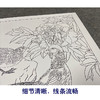 【有步骤、大彩图】郑玲玲工笔画白描底稿小品《雨后听竹声》锦鸡初学者临摹花鸟线稿ZL62 商品缩略图4