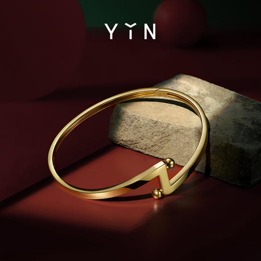 「一」太极一生二点线手镯 商品图13