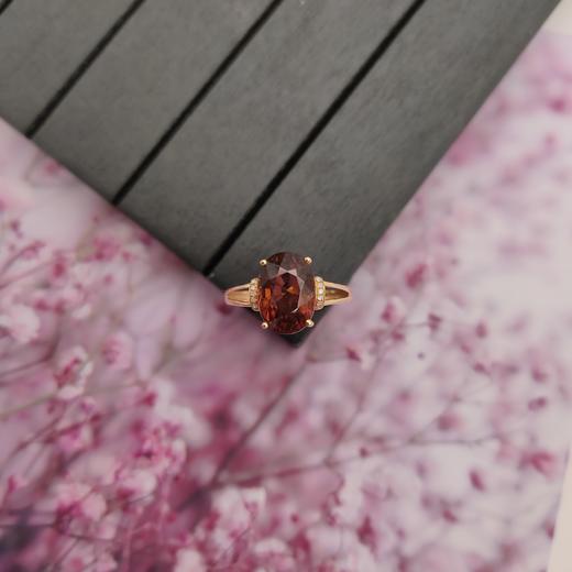 18K镶嵌碧玺戒指 商品图0