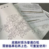 【有步骤、大彩图】郑玲玲横幅工笔画白描底稿《富贵白头图》牡丹初学者临摹花鸟线稿ZL95 商品缩略图3