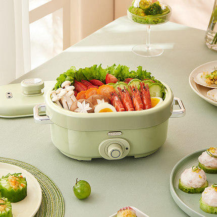 soikoi仙贝锅电煮锅小型迷你家用宿舍学生多功能一人食小火锅 商品图2