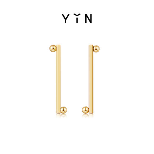 「一」太极一生二点线耳钉 商品图10