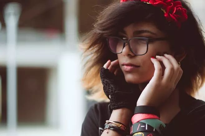 女人,女人,画像,脸,眼镜,女孩,红,红,洗,玻璃,学校