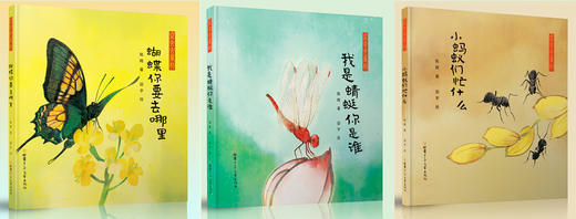 点虫虫系列—我是蜻蜓你是谁、小蚂蚁们忙什么、蝴蝶你要去哪里 商品图0