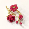 五峰红花玉兰胸针 商品缩略图0