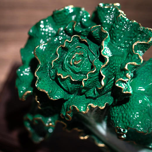 【朱炳仁·铜】财源广进  铜制摆件 工艺品 高风亮节 非遗技艺  手工摆件 礼品 商品图3