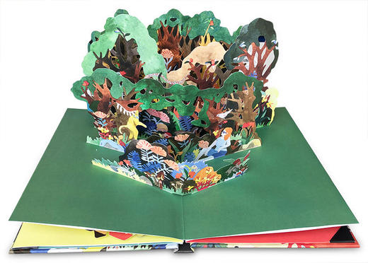 童话剧本一本立体的童话书 英文原版 Fairy Tale Play 童话故事角色扮演 艺术启蒙 童话剧本剧场书 商品图2