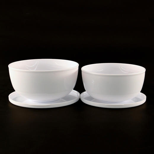 【靜思JING SI】环保母子碗 (中350ml + 小270ml) 透明色/米白色 商品图5