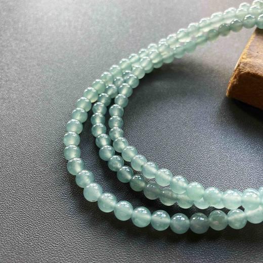 高冰种翡翠珠串 商品图2