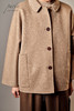 #1207「4 BUTTONS SHORT COAT   」85% WOOL 15% CASHMERE  大贴袋短大衣 商品缩略图4