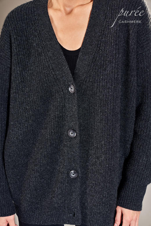 #1997「THE CARDIGAN TO LIVE IN」100% CASHMERE 廓形粗织羊绒开衫 商品图4