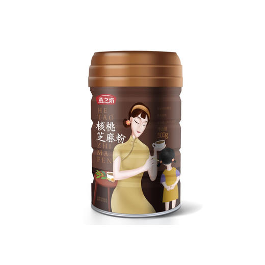 【严选】燕之坊核桃芝麻粉500g/罐（厂家直发） 商品图0