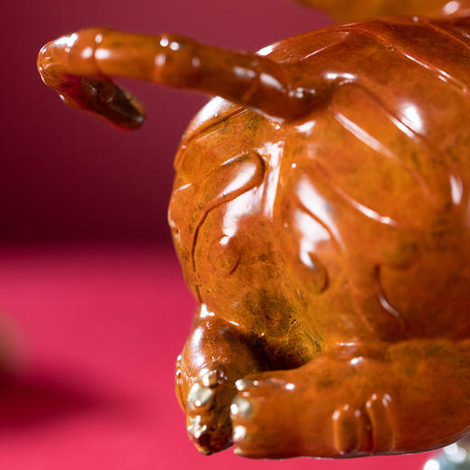 朱炳仁·铜  小飞虎 虎年摆件 虎年生肖礼物  精致铜摆件 新年礼物 商品图8