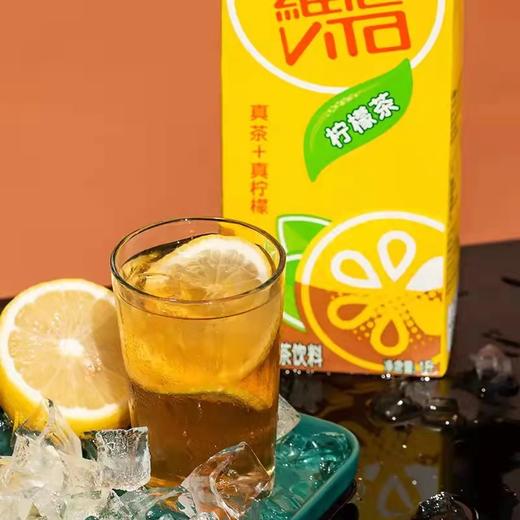 维他奶  1L装柠檬茶饮料  1L*12盒 商品图1