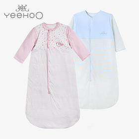 英氏婴儿睡袋 男女宝宝防踢被四季通用单件2色175024 175028