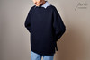 #0115「SIDE SLIT BLOUSE   」100% CASHMERE 单侧开衩套头短大衣 商品缩略图5