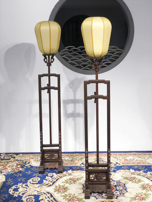 红桥红  家具严选  大红酸枝（交趾黄檀）【嘉木堂升降式 宫灯】 商品图0