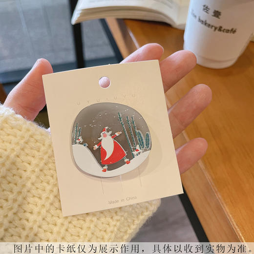 【圣诞节头饰】圣诞老人可爱森系发饰圣诞帽发夹饰物小礼物饰品发卡 商品图12