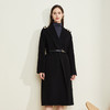 LH9F8斯尔丽瑟俪秋冬个性肩扣翻领双面呢大衣长款女2021新款 商品缩略图2