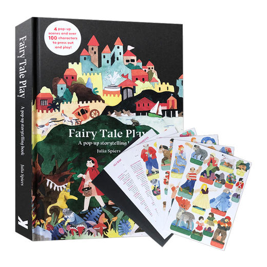 童话剧本一本立体的童话书 英文原版 Fairy Tale Play 童话故事角色扮演 艺术启蒙 童话剧本剧场书 商品图0