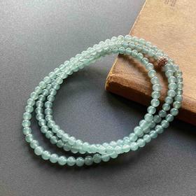 高冰种翡翠珠串