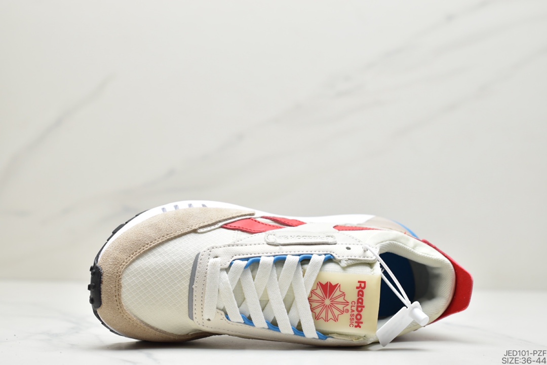 锐步reebok legacy蕾格西拼色复古运动男女跑步鞋fy7429