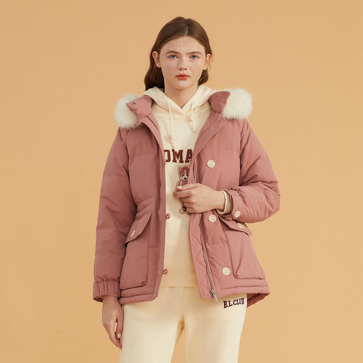 衣恋简约毛领羽绒服EEJDB4VC1C 商品图8