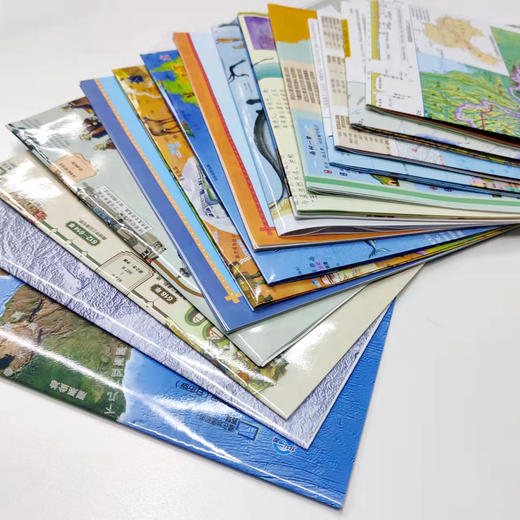 《藏在地图里的大百科》 8套共16幅图 2000个科普知识点 200个成语典故 62首中小学诗词 全新升级AR版 商品图5