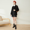 LH9V8斯尔丽瑟俪2021秋冬新款设计感时尚扣直筒显瘦羊毛双面呢短大衣 商品缩略图3