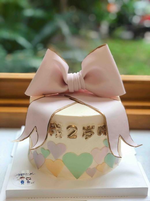 翻糖蝴蝶结奶油蛋糕 下单前请仔细阅读商品详情 商品图1