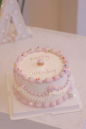 【生日蛋糕】复古花边款