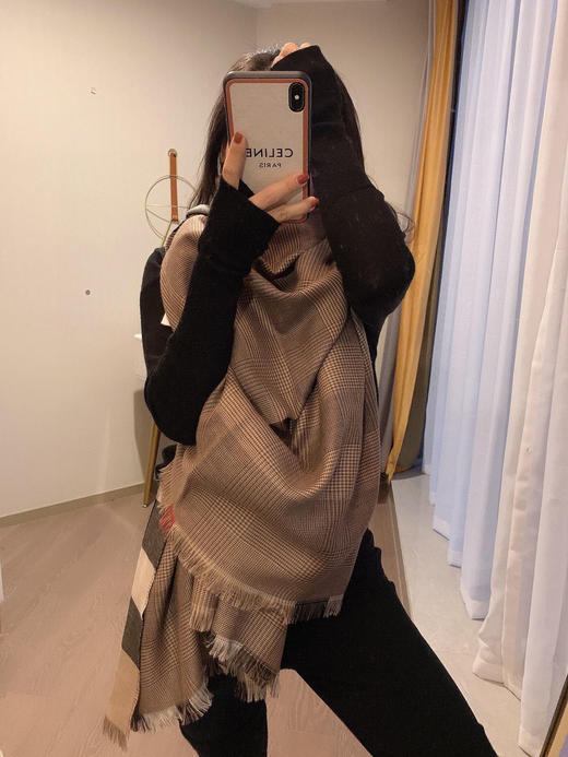 巴宝莉Burberry【威尔士格纹大披肩】 商品图3