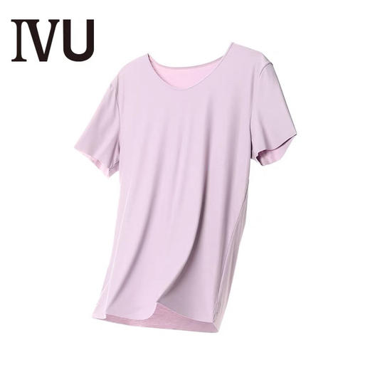 6F  IVU莫代尔抗菌短袖T恤情侣男女款穿家居服9.20 商品图1