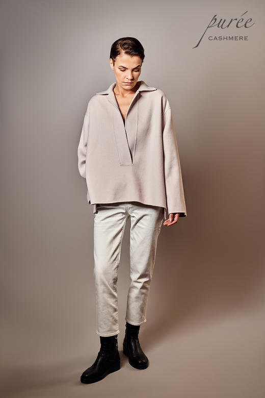 #0208「POLO SHORT COAT   」100% CASHMERE  Polo领短大衣 商品图2