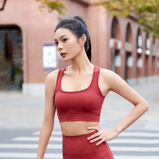 （不退不换）HaWaTa哈瓦塔棉感塑形提花上衣BRA高腰九分裤套装 商品图1