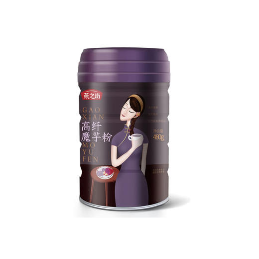 【严选】燕之坊高纤魔芋粉480g/罐（厂家直发） 商品图0