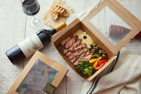 美国特选西冷牛排附土豆泥时蔬