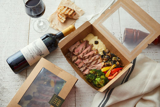 草饲西冷牛排附土豆泥时蔬 商品图0