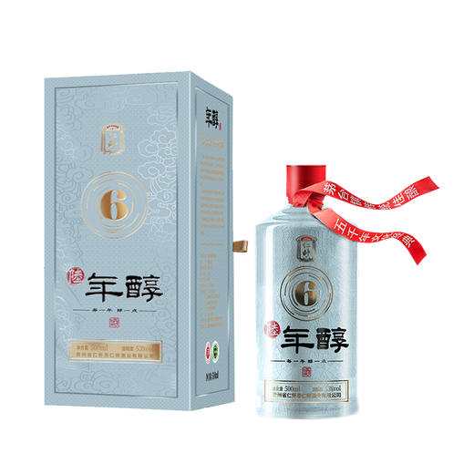 仁帅“陆年醇”酱香酒汝瓷瓶礼盒500ML（2112/2201） 商品图0